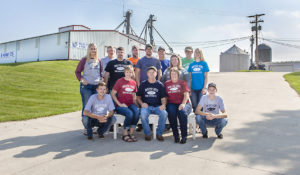 Welter Seed Employees in front of warehouse